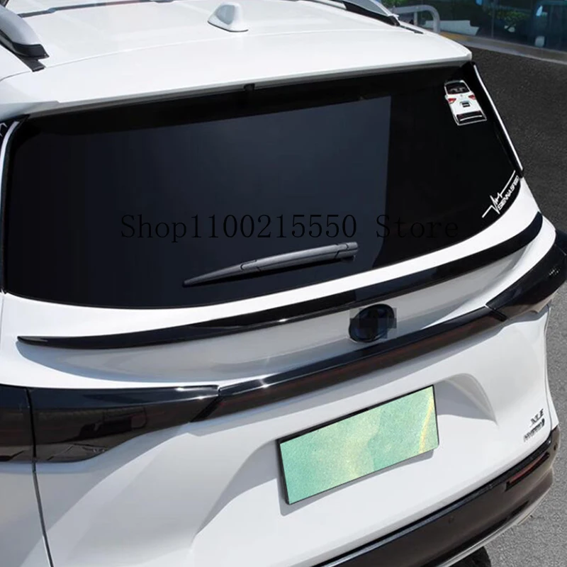 For Toyota Sienna Rear Tail Lights Spoiler Accessory Car Trunk Black Lip Wing ABS Material Splitter Refit 2021 2022 2023