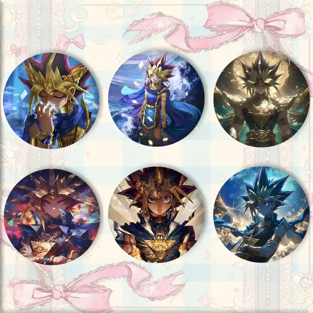 Anime Y-Yu Gi Oh Y-Yugioh Badge Tinplate DIY Backpack Clothing Accessories Jewelry Pins