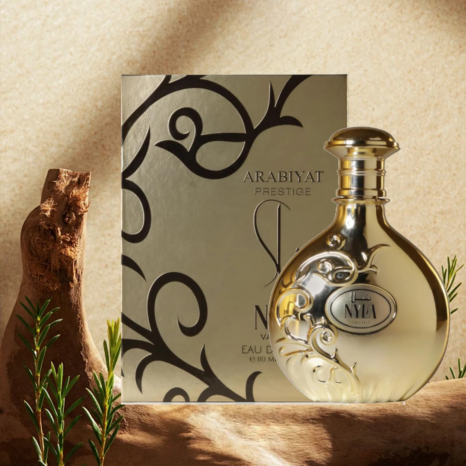 

Парфюмерная вода Arabiyat Prestige Nyla Vani-Elle для женщин, теплый сладкий древесный аромат, 80 мл