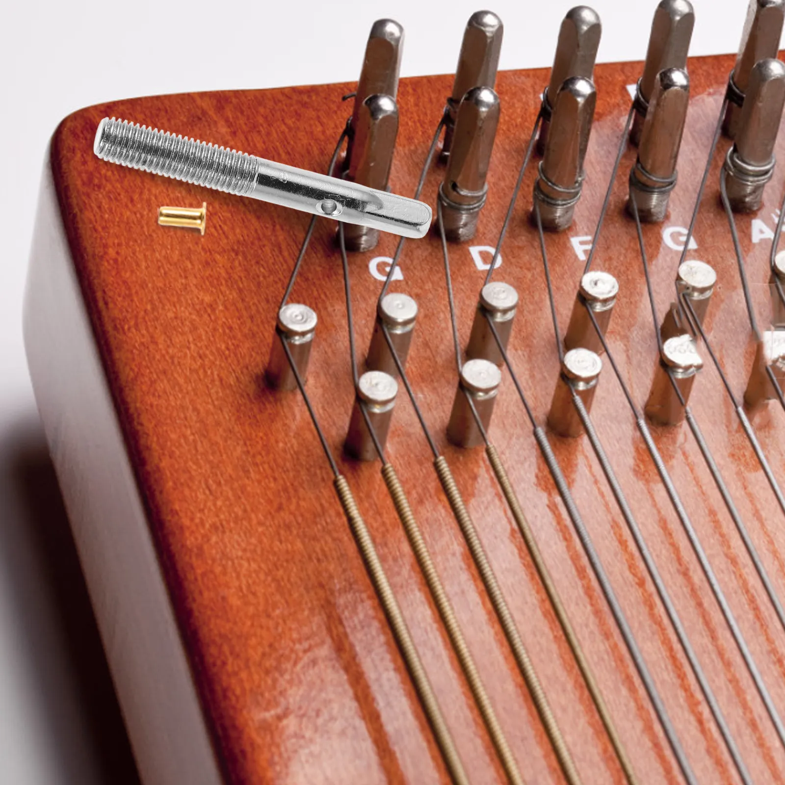 1Set Metal Harp String Pegs Accessories Replacement Professional Tuning Pegs Harp Parts Stable Fastening Nails