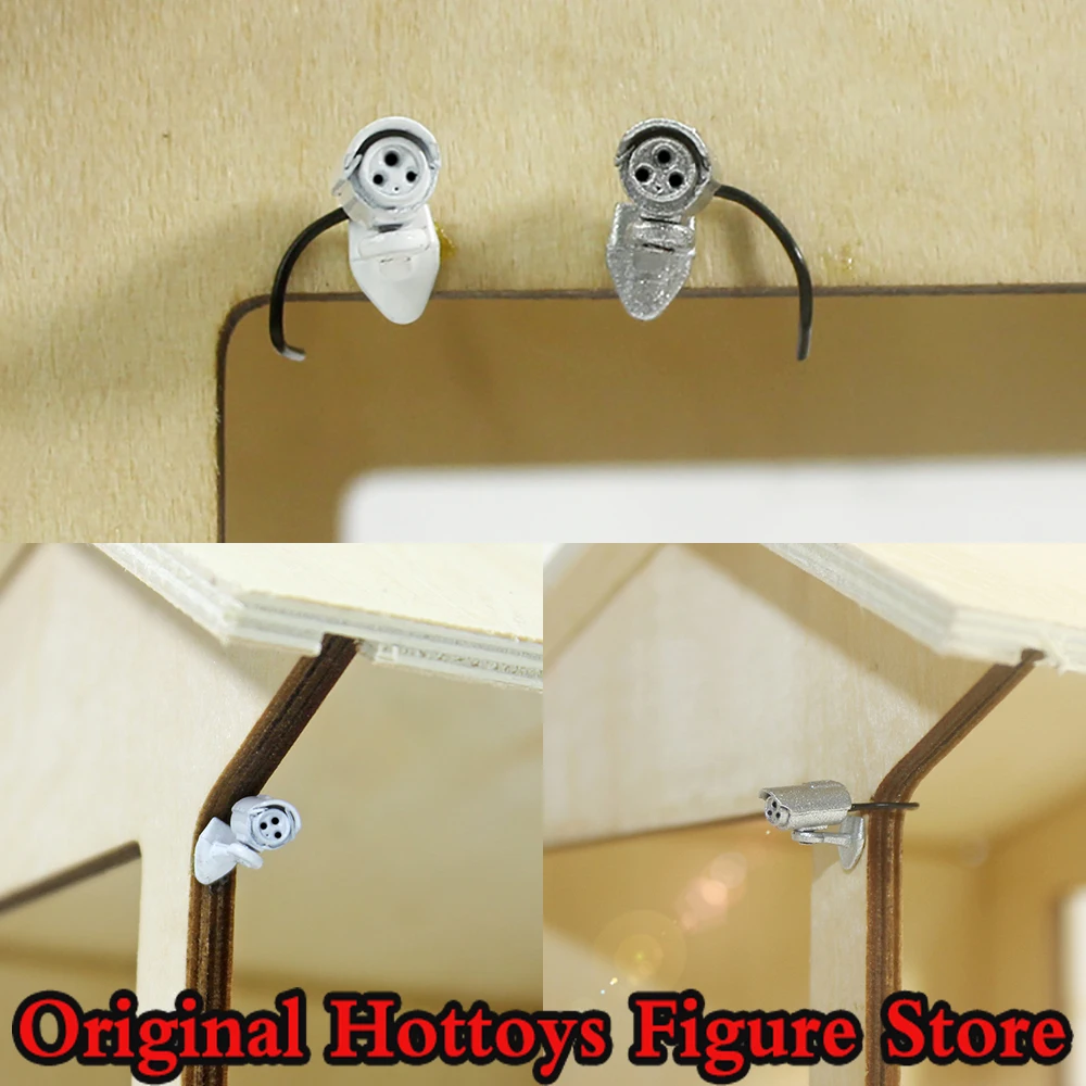 

In Stock 1/12 Scale Soldier Scene Accessories White/Silvery Mini Security Camera Prop Fit 6-inches Action Figure Model Toys