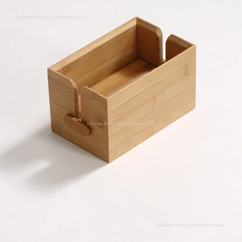 Cork Tea Room Tissue Box Square Design Creative Suitable Table Napkins Home Living Room Simple Elegant MH40ZJH