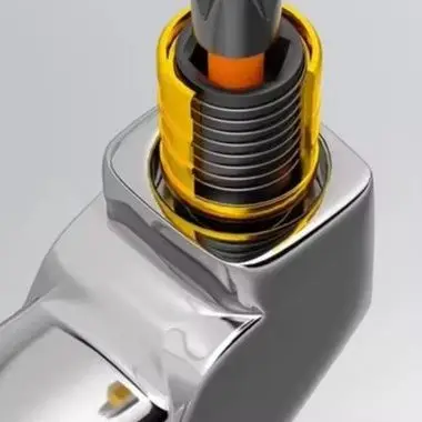 Corner Screwdriver Adapter with Dual Ended Design and 6.35mm Hex Shank for Broad For Drill Compatibility and Utility