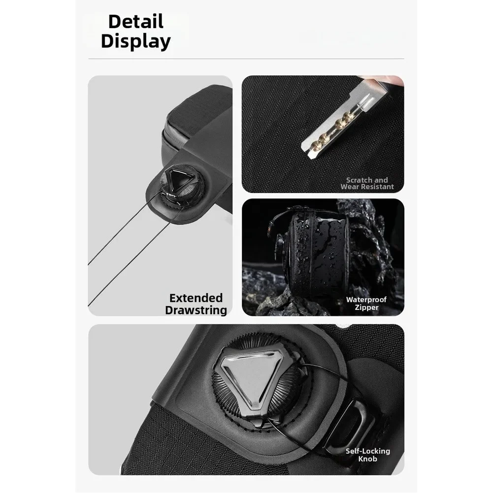 

Велосипедная сумка-кофр с самоблокирующимся быстросъемным механизмом для шоссейных и горных велосипедов, легкая (74 г), 8x4.5x8 см, для хранения велосипедных инструментов