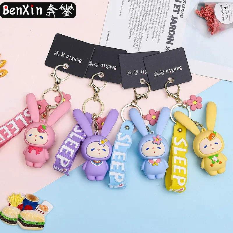 

2025 miniso Business personalized and exquisite small gifts, original stress-relieving keychain car couple backpacks