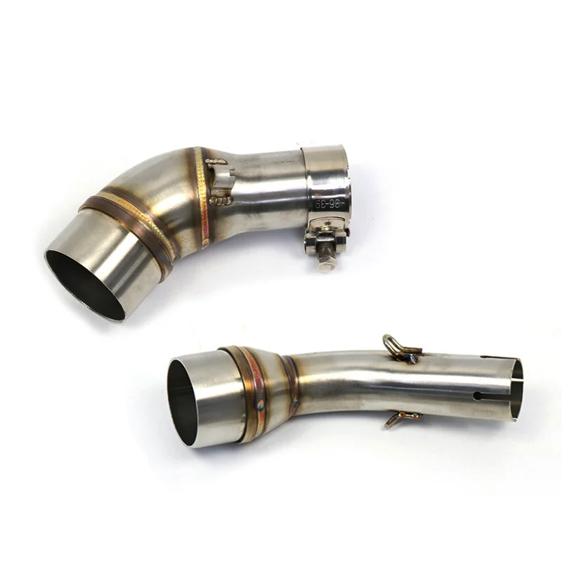 Für Yamaha YZF R3 R25 MT03 MT25 YZFR3 Motorrad Auspuff Mittleren Link Rohr Verbinden 51mm Motorrad Escape Auspuff Rohr