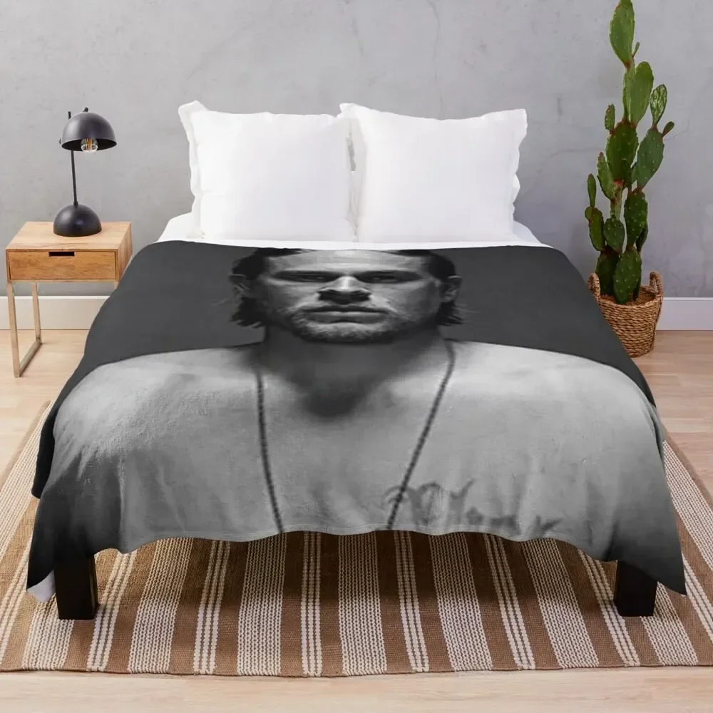 

charlie hunnam Throw Blanket Heavy Luxury Brand Blankets