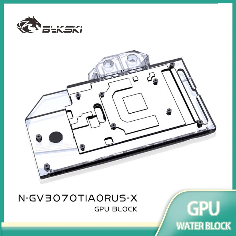 Bykski Water Block Use for GIGABYTE RTX3070TI AORUS MASTER-8GD GPU Card /Copper Cooler RGB Radiator N-GV3070TIAORUS-X