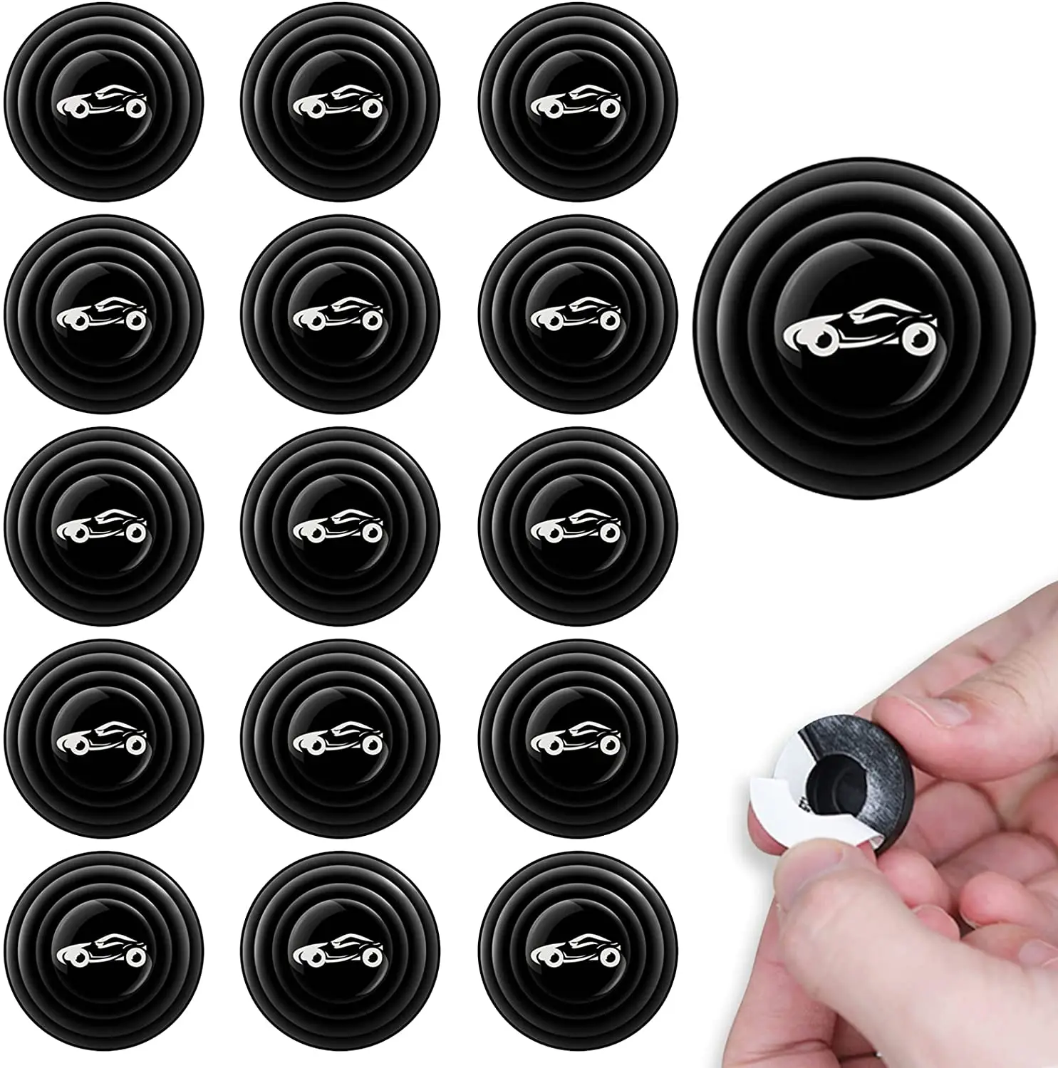 Anti-collision Silicone Pad Car Door Closing Anti-shock Protection Soundproof Silent Buffer Stickers Gasket Auto Accessories