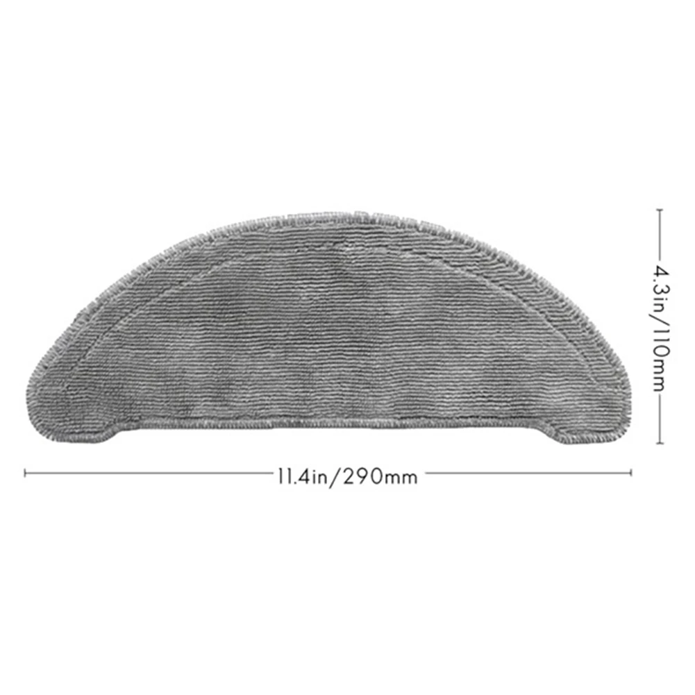 AT29-Dust Bag Mop Pad Rag Cloth Side Brush Replacement Parts For Xiaomi Roidmi Eve Plus SDJ01RM Robotic Vacuum Cleaner Parts