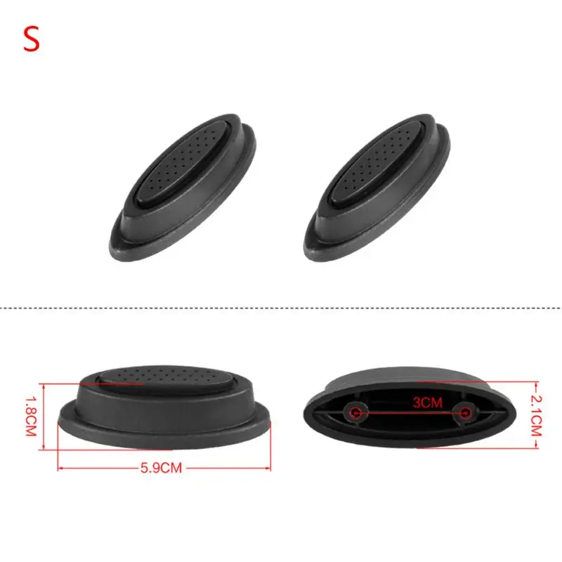 E74B 1Pair Replacement Plastic Stud Luggage Feet Pads for Luggage Bags Suitcase Stand