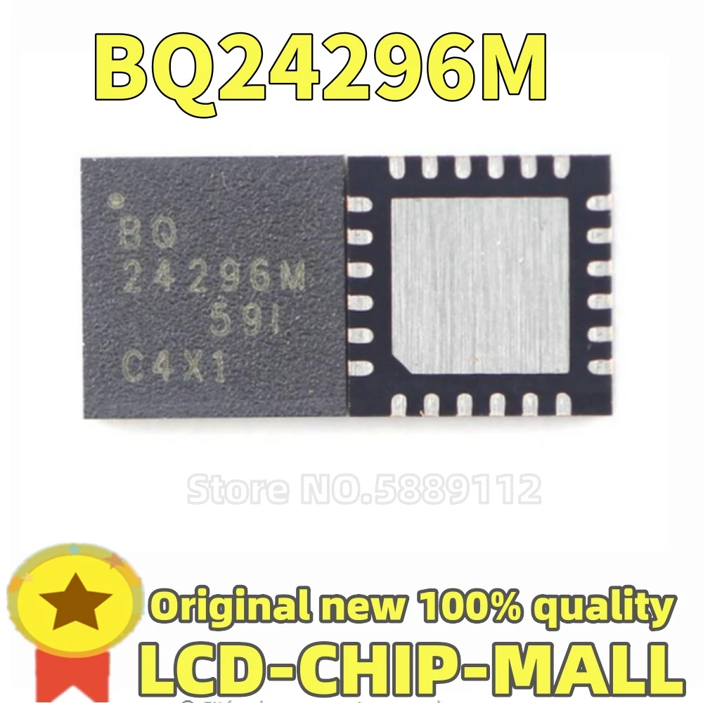 1PCS BQ24296M VQFN-…