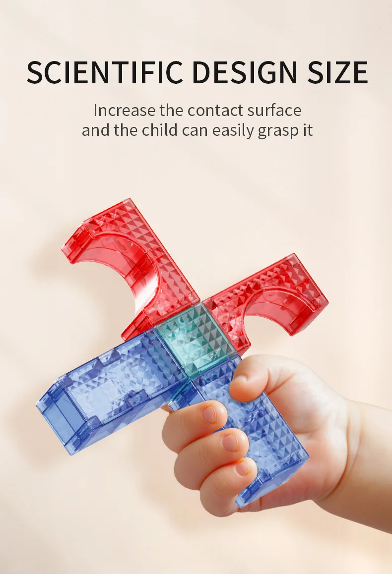 Veelzijdige magnetische bouwstenen 3D kleurrijke puzzels STEM Montessori zintuiglijk speelgoed voor kinderen vanaf 3 jaar Cadeaus voor jongens en meisjes