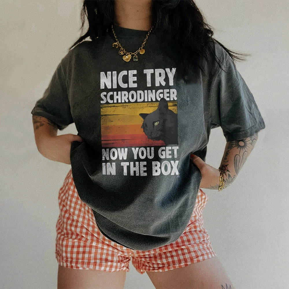 

Graphic Tees T-Shirt - Soft Cotton Oversized Streetwear Casual Retro Prints Women's Fashion Trendy Top