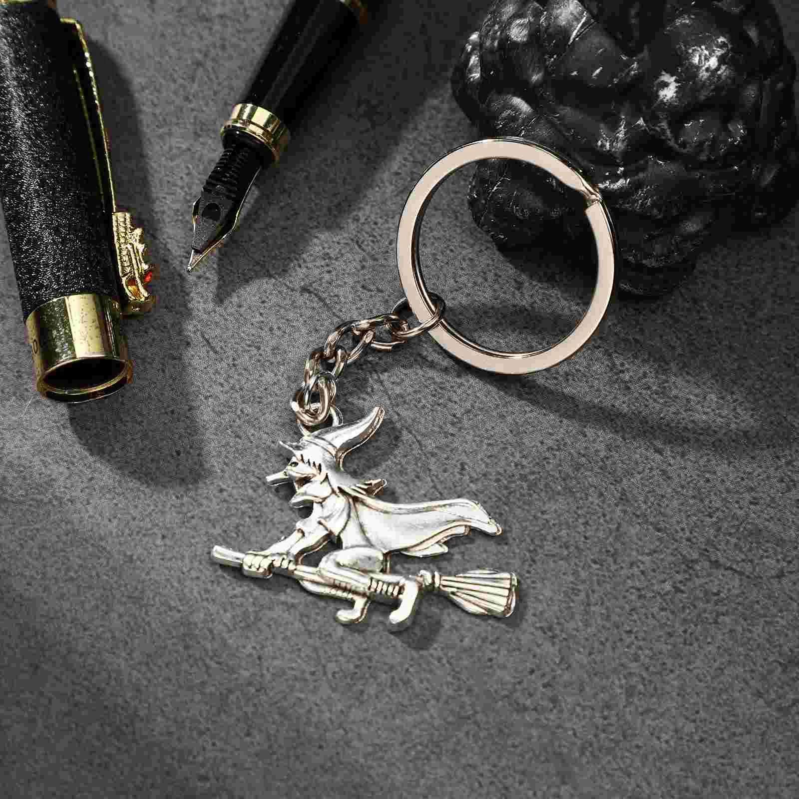 3 Pcs Choker Necklaces for Woman Witch Decor Key Chain Pendant Backpack Keychain Halloween