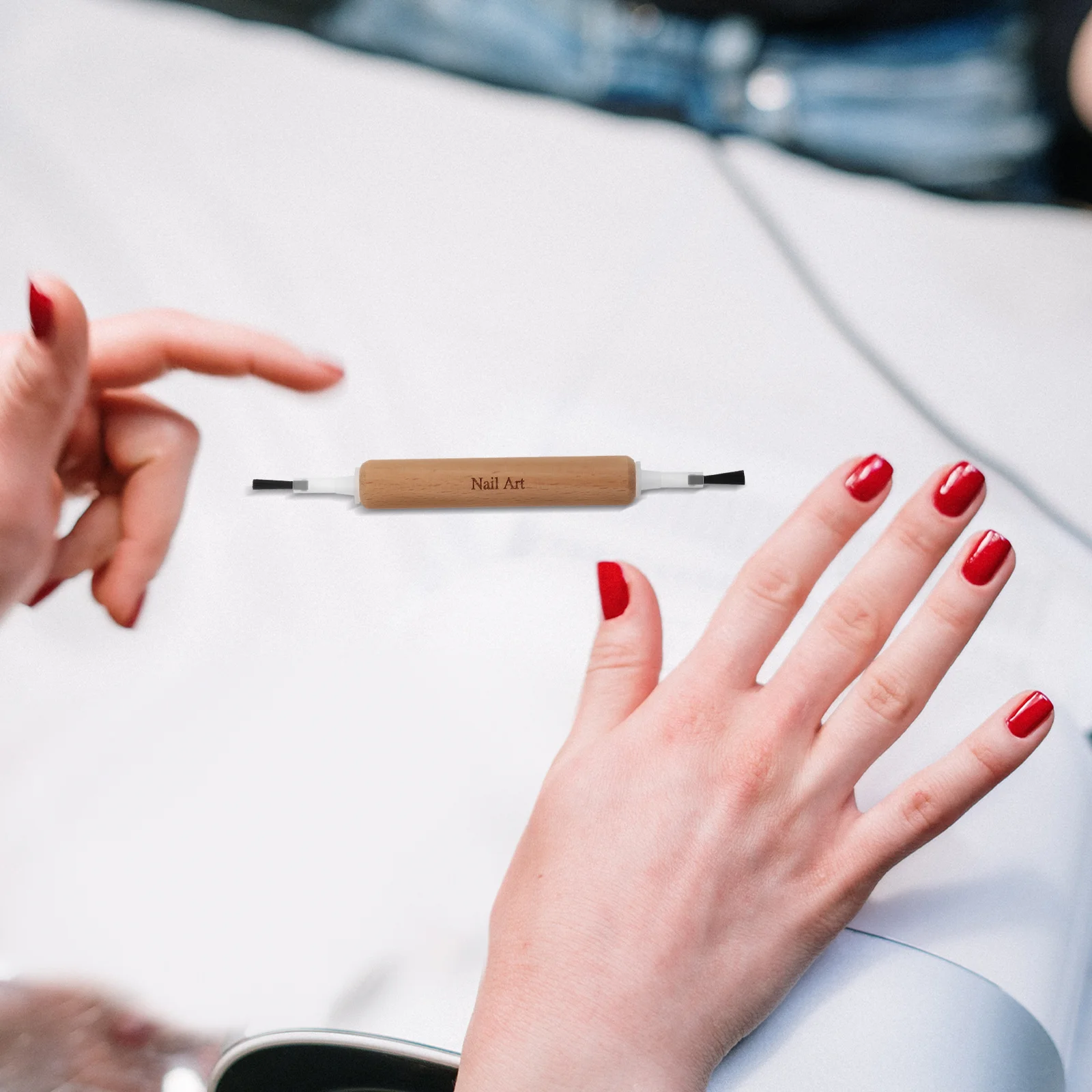 Dual Head Nail Liner Kit Detachable Replacement Brush Set Professional Nail Art Supplies Gel Brush Polish Tools for DIY and