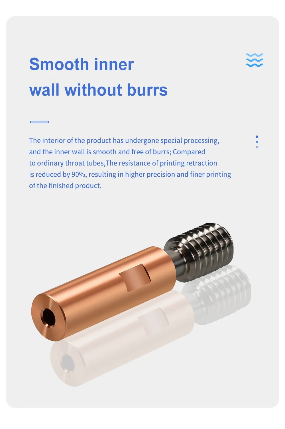 E3D V6 Heatbreak Kühlkörper-Kit Bi-Metall Titanlegierung Kurzstrecken-Kit für KP3S Pro S1 KP5L Hotend 3D-Drucker – Detail 12
