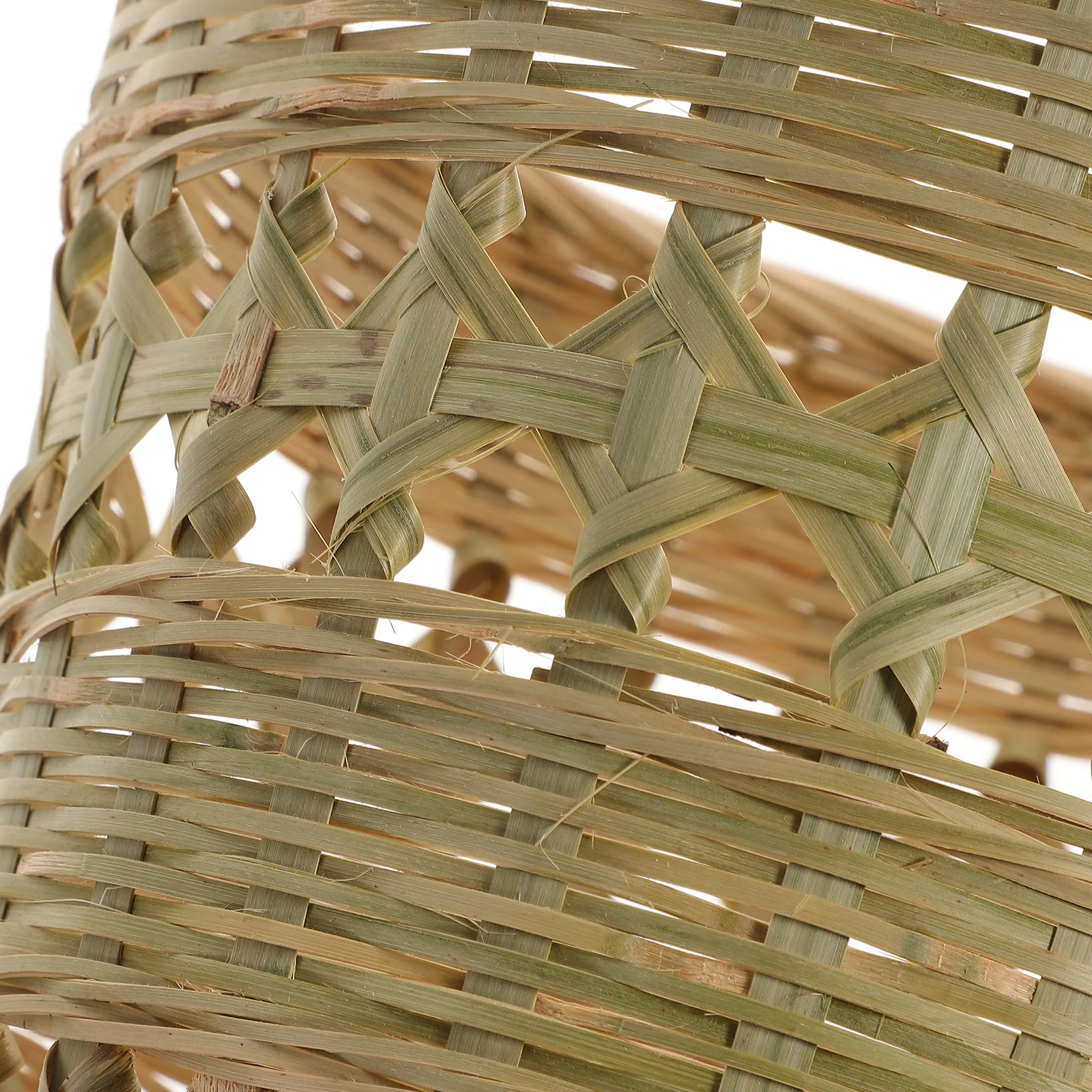 

1 шт. бамбуковый тканый мусорный бак, компактная корзина для мусора ручной работы, тканый мусорный бак, практичная корзина для хранения для дома