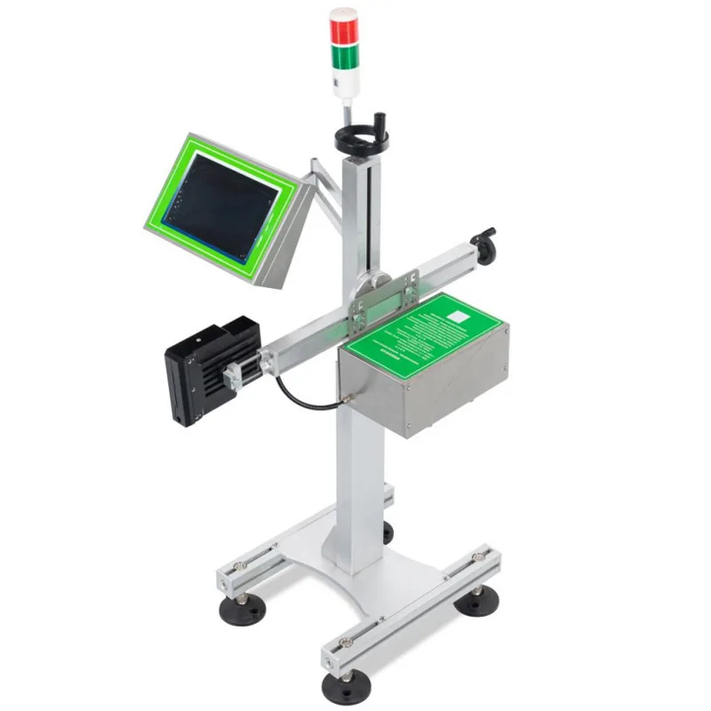 Automatic small character inkjet coding pearl cotton plastic template aluminum carton building materials marking machine
