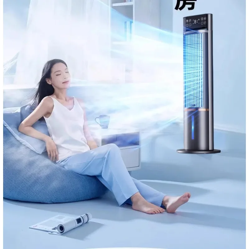 Tower Fan Household Vertical Silent Air Conditioning Fan Refrigeration Cooler Remote Control Single Cooling New Cooling Fan