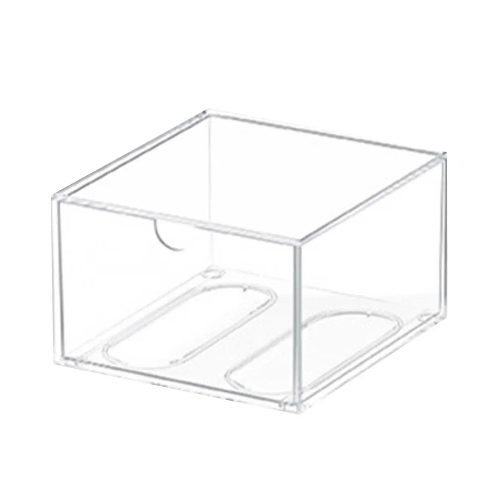 Stackable Acrylic Drawer Organizer Acrylic Plastic Organizers Bin for Makeup Palettes Beauty Accessories Vanity Desk Organizing