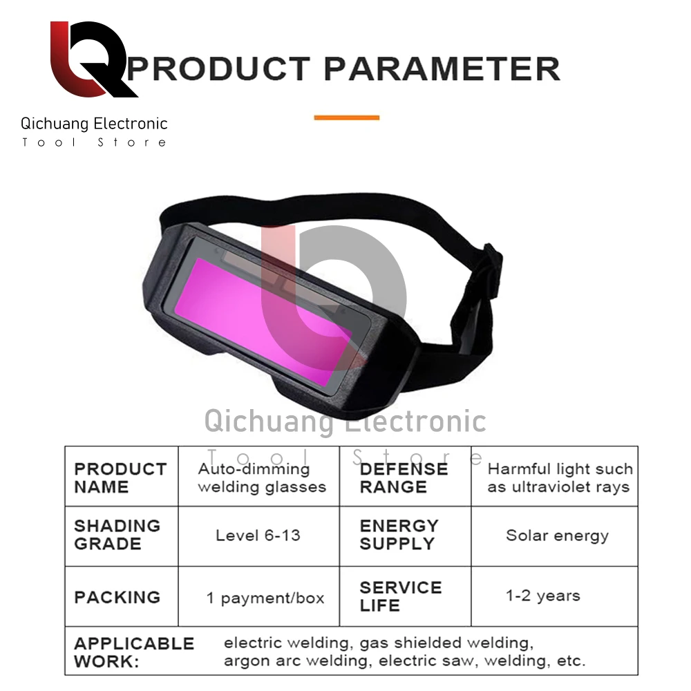 Сварочные очки с автоматическим затемнением, смена света, автоматическое затемнение, защитные очки для глаз для сварочных масок, аксессуары для очков