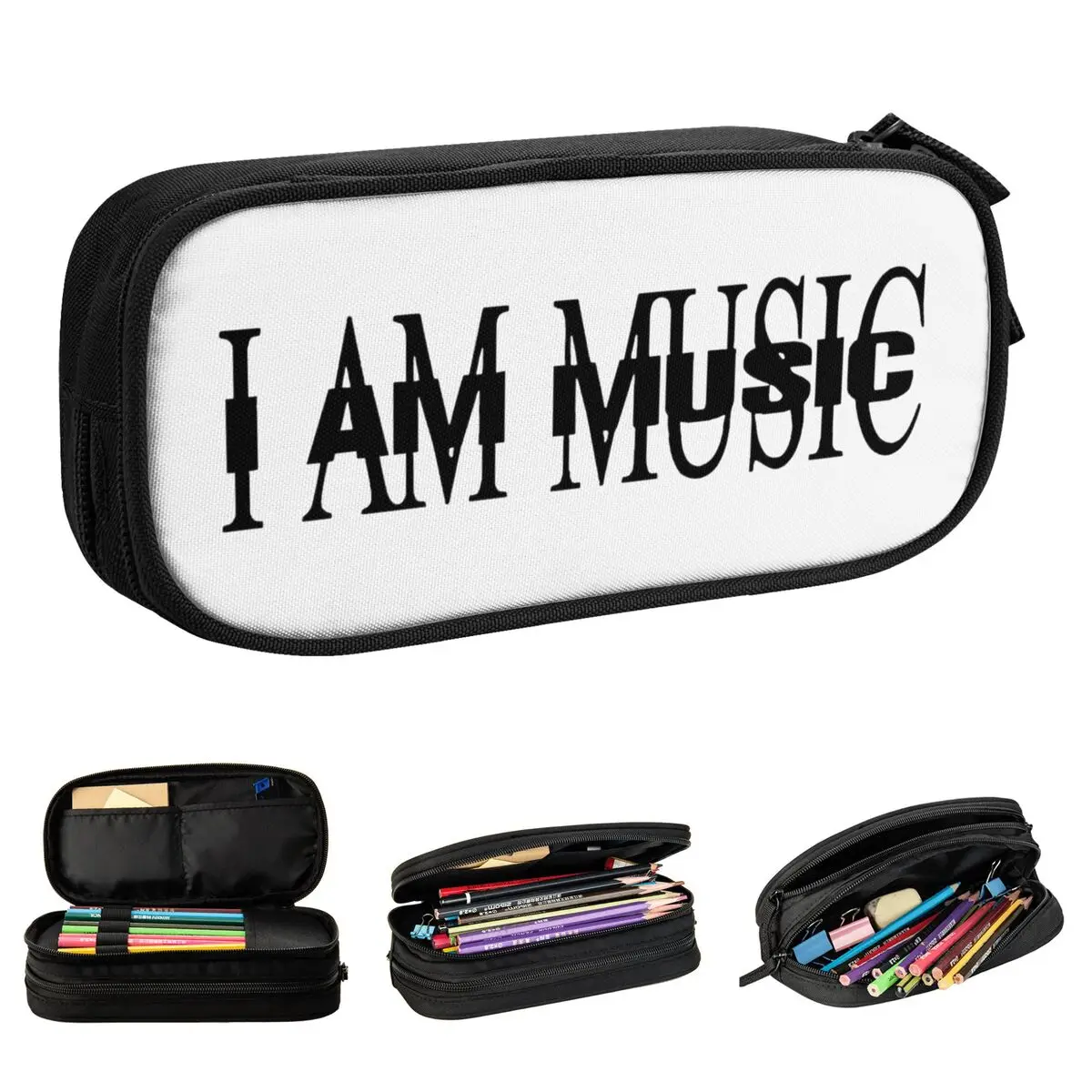 

Fashion Playboi Carti I Am Music Album Pencil Case Pencil Box Pen for Student Big Capacity Bags Students School Stationery