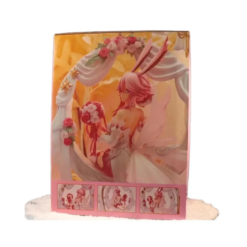 Beautiful Girl Series Huajia Kirara Dream Wedding Dress Yaeya Cherry Rabbit Ear Model Ornament Box Set Handmade