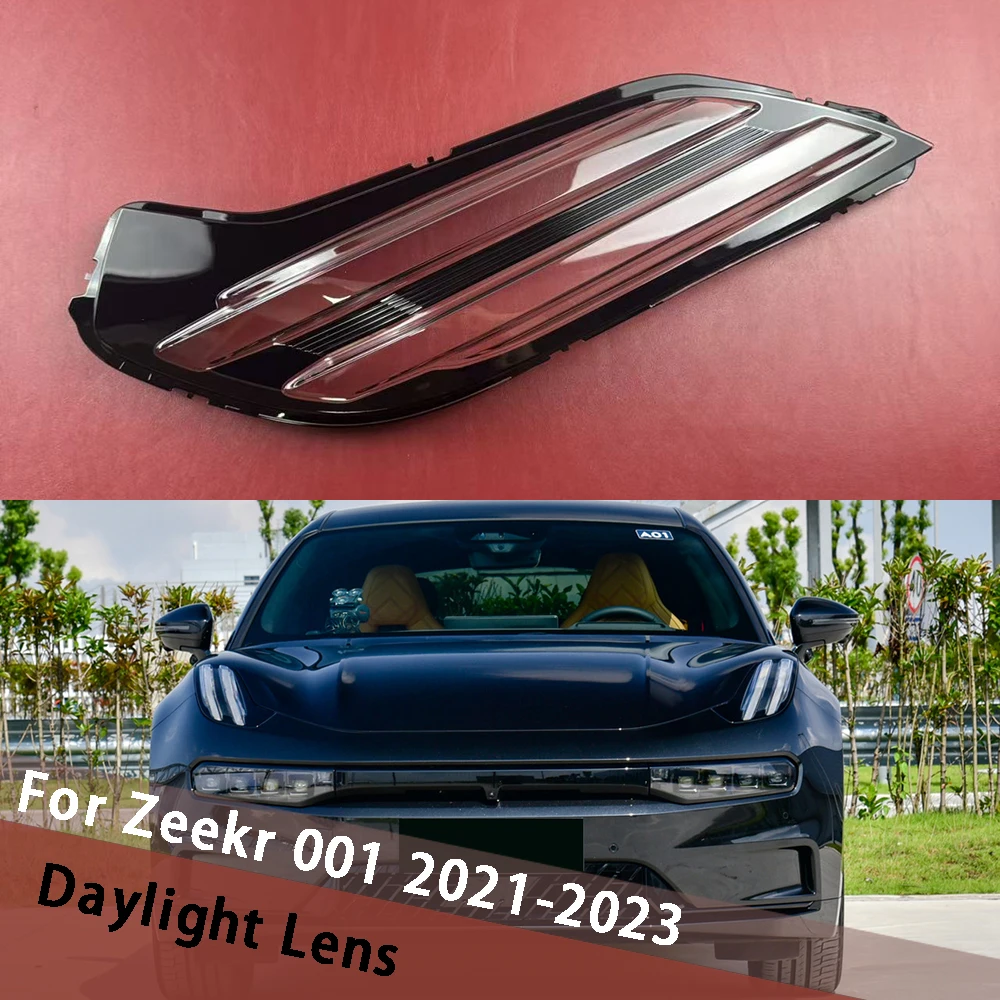 

For Zeekr 001 2021 2022 2023 Daylight Cover Transparent Lampshade Lamp Case Daylamp Shell Plexiglass Replace Original Lens
