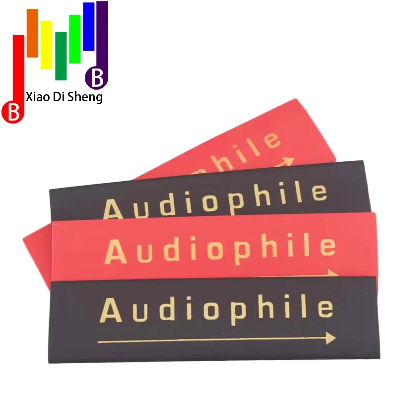 Диаметр 8 мм, 13 мм, красный, черный, аудио, ПВХ, код, золотой цвет, печать логотипа, стрелки, термоусадочная трубка из силиконовой резины, сделай сам