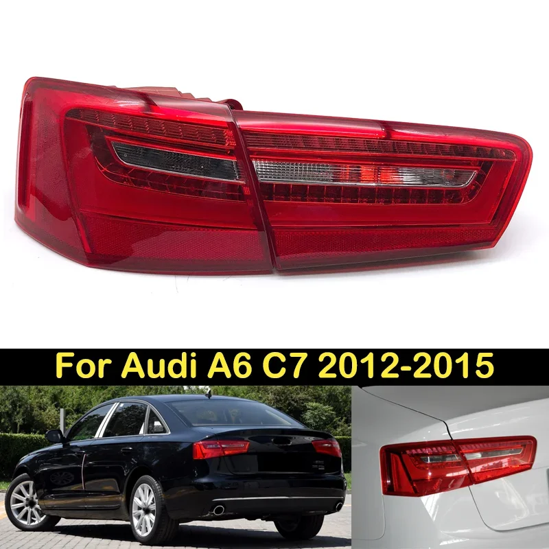 

LED Taillight for Audi A6 C7 2012 2013 2014 2015 brake light rear bumper taillights taillamps tail light