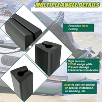Transom Protector For Outboard Motors, Universal Boat Motor Support Rubber Boat Motor Engine Support
