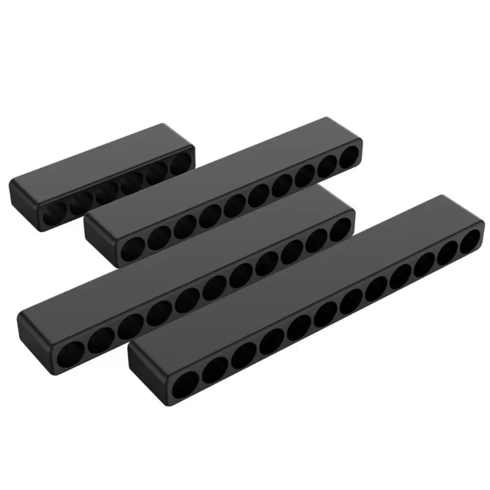 New 6/10/8/12 Holes Screwdriver Bit Holder Plastic Black Screwdriver Head Storage Hex Shank Drill Bit Stand