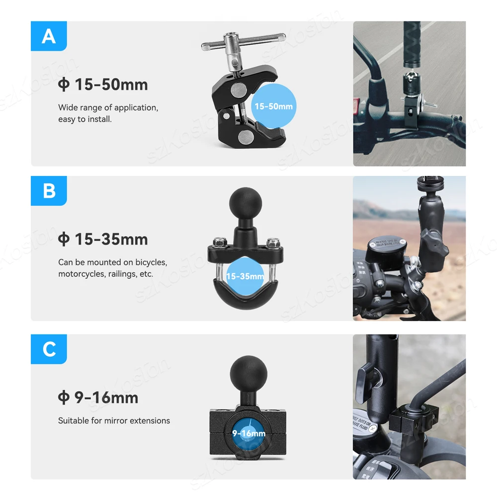 Крепление на руль для экшн-камеры Insta360 X4 X3 X2