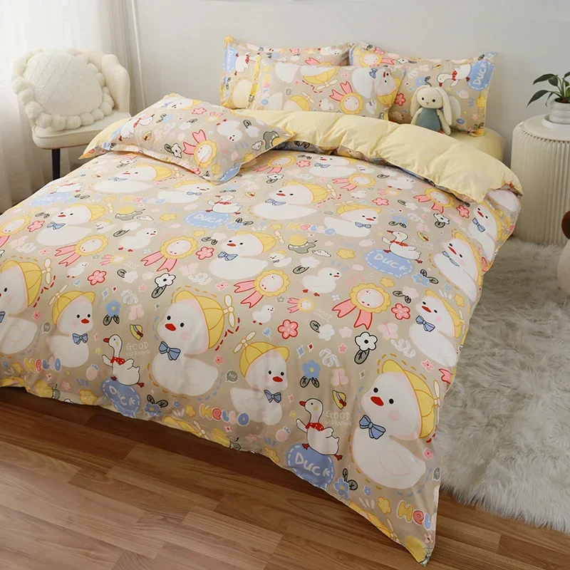 4-piece bedding set comforter set Soft and comfortable  for be suited to four seasons Suitable for the room dormitory