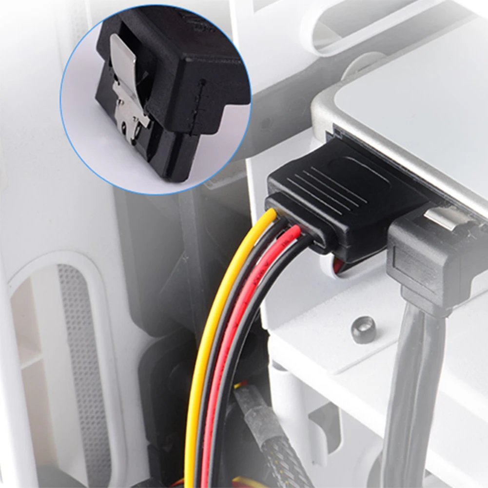 15 Pin Power Y Splitter Kabel SATA Poort Naar 2 Power Verlengkabel Adapter 8 inch SATA Splitter Kabel Multifunctionele