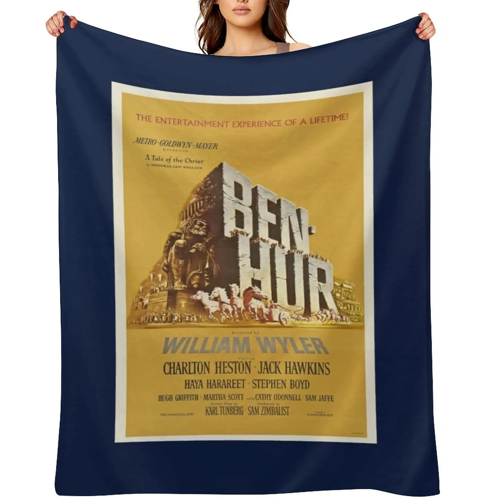 

Ben Hur Movie Throw Blanket for sofa Sleeping Bag Thin Bed linens Blankets