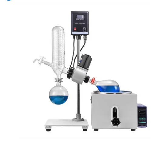 Laboratory RE-201D Small Volume Rotary Evaporator 0.25- 2L Vacuum Decompression Extraction Distiller Machine+