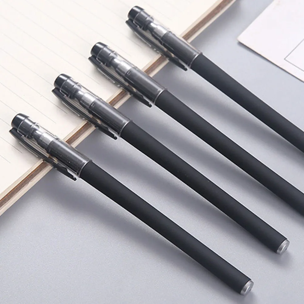 20Pcs Black Gel Pens Ergonomic Design Quick-Dry Pen for Students Teachers Artists School Office Study Drawing Sketching