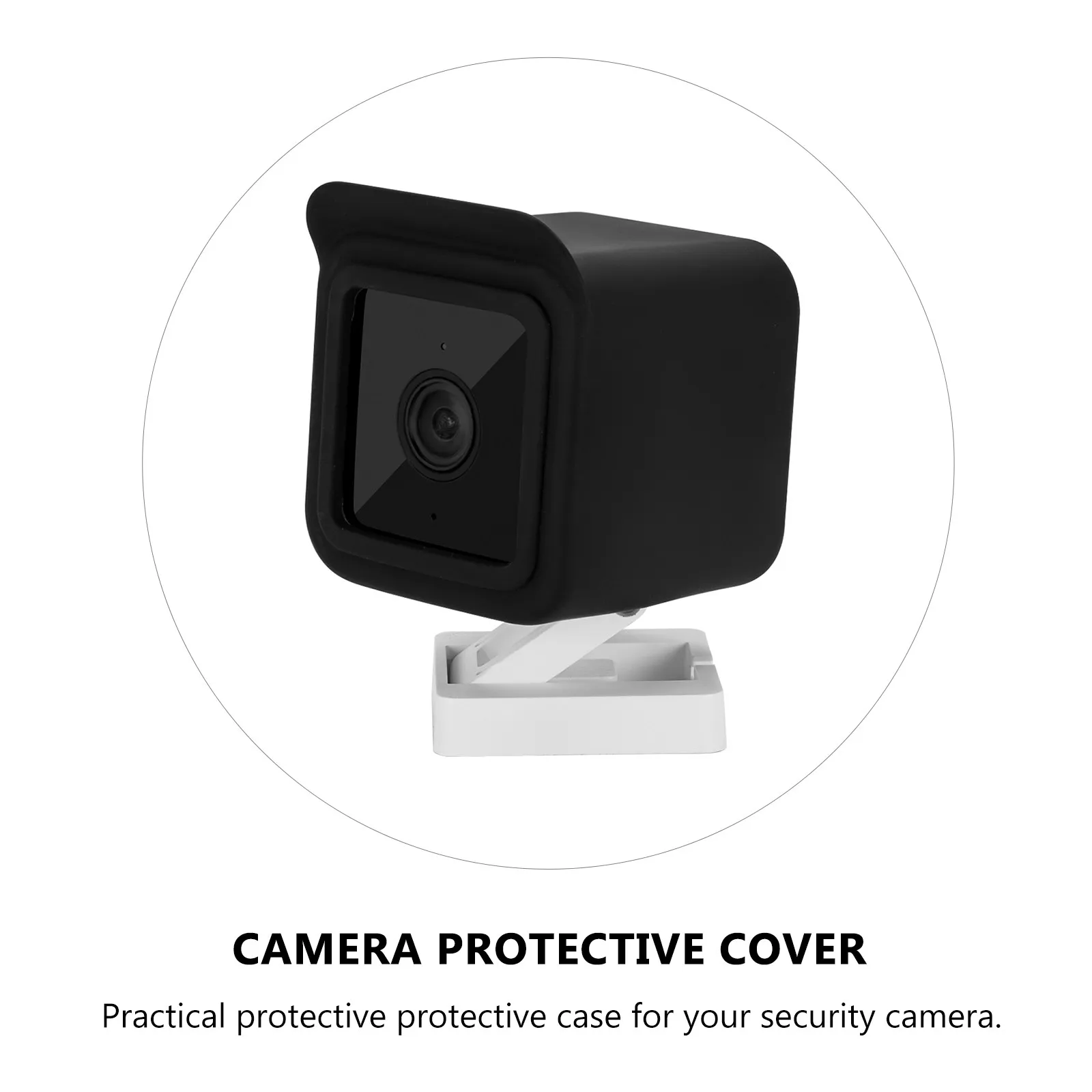 

Monitor Camera Protective Cover Shockproof Silicone Case Flexible Easy Install Compatible for Wyze Cam V3 Security Camera Sleeve