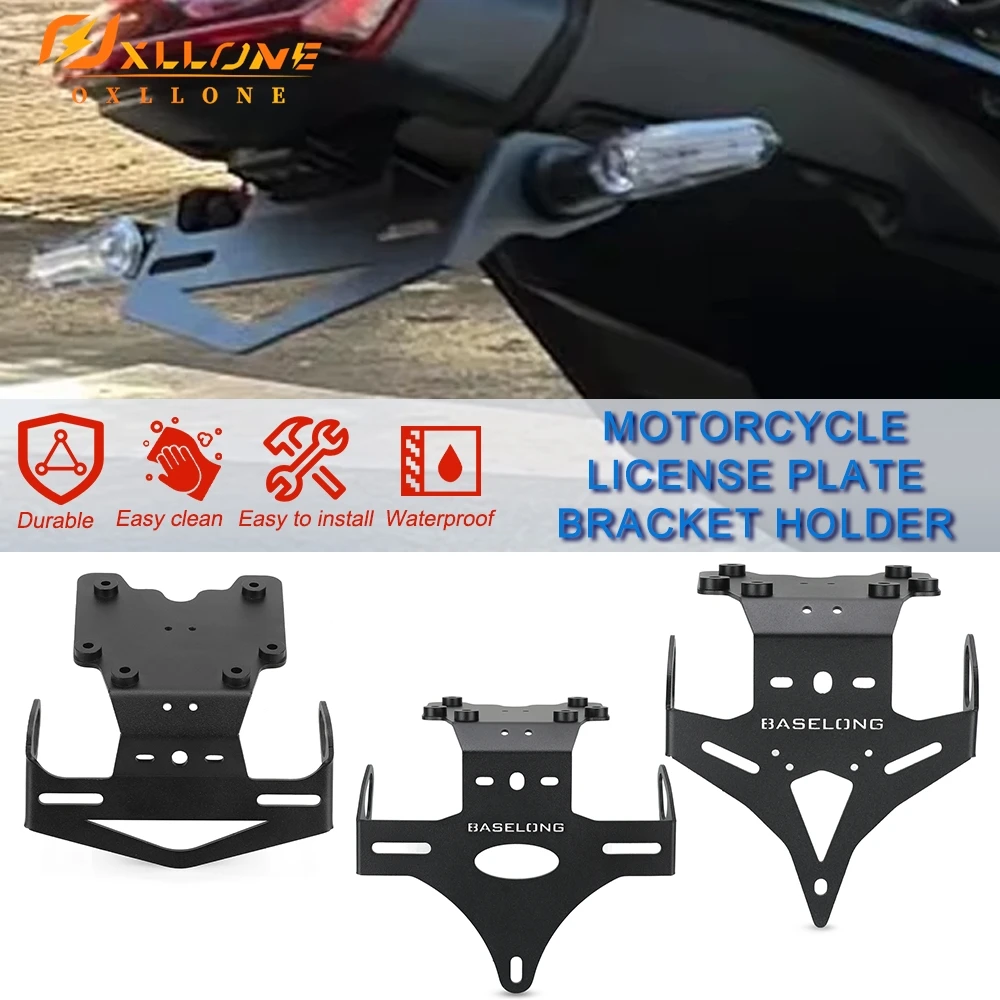 

Rear Tail Tidy Kit License Plate Holder Bracket FOR YAMAHA T7 TENERE 700 / Rally / WORLD RAID / WORLD RALLY 2019-2024 2025 2026