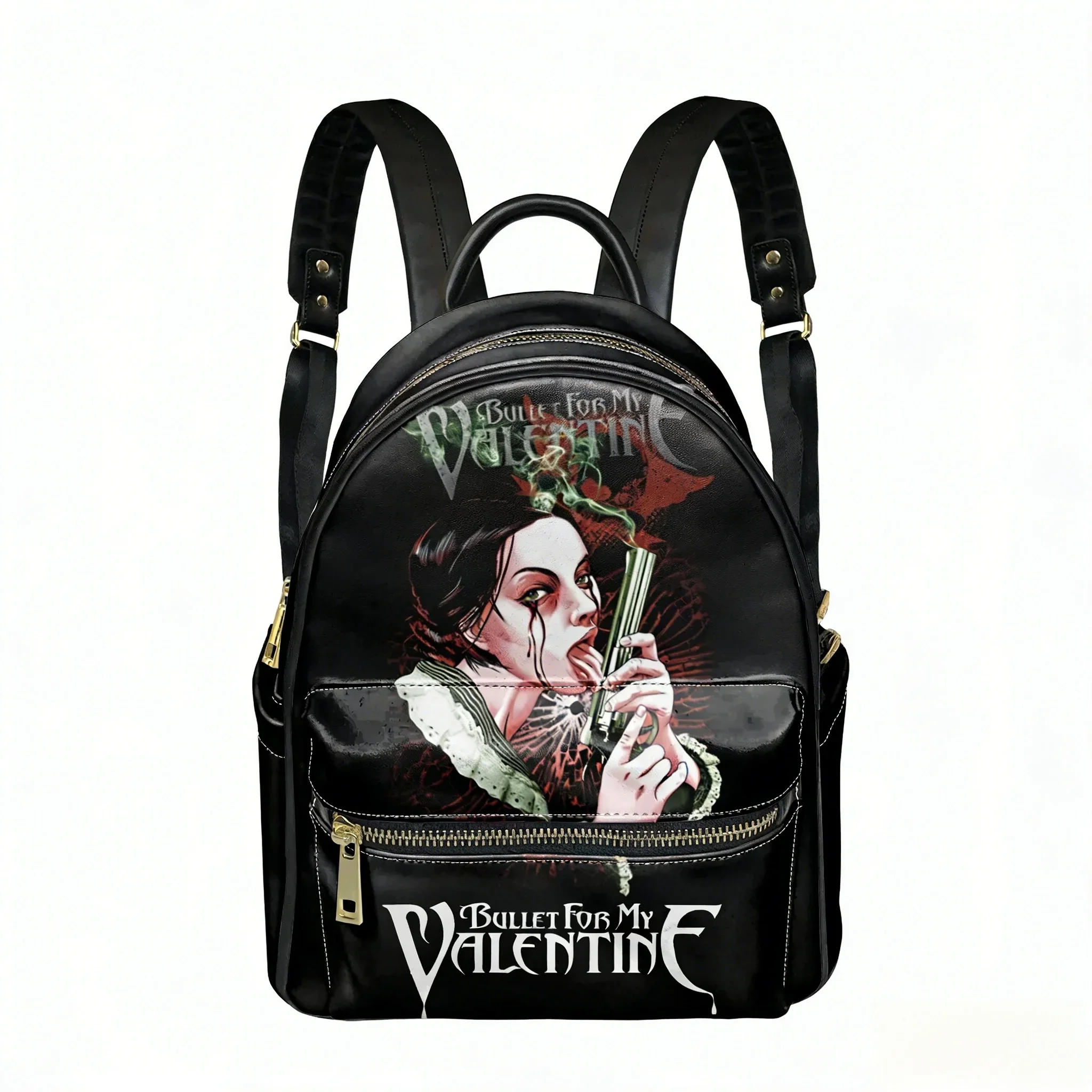 Bullet for My Valentine band Backpack Womens Men Personalized Double Shoulder Bag Business Travel Bookbag Rucksack Gift Daypack