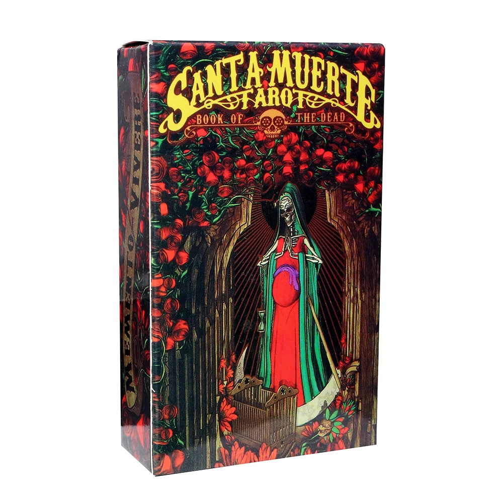 New Tarot Santa Muerte Deck Cards Fate Divination Table Games Playing Card Family Party Board Game Entertainment French tarot