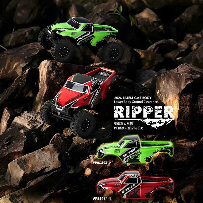 RGT 18800 RIPPER LCG Outrunner 4WD Brushless RC Rock Crawler 1/18 Electric Remote Control Model Car Adult Children Toys