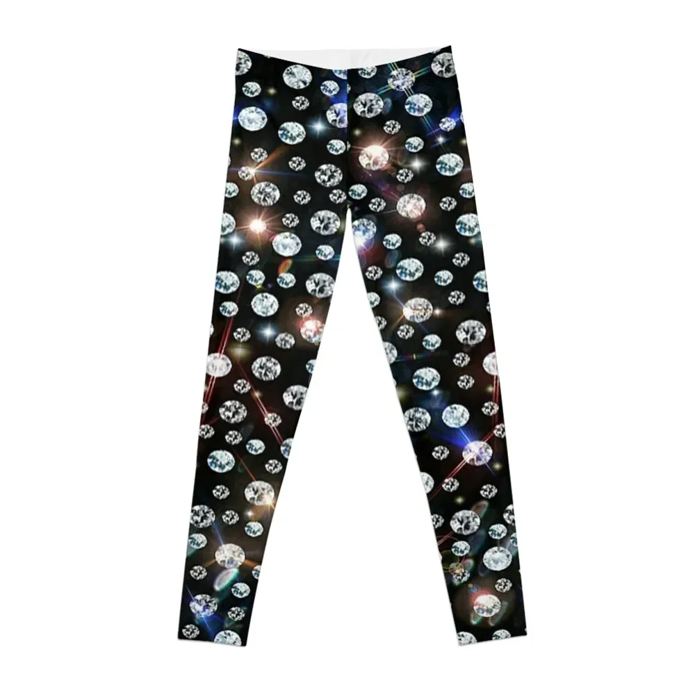 Diamonds Leggings Leginsy push up push up fitness for physical flared Womens Leggings