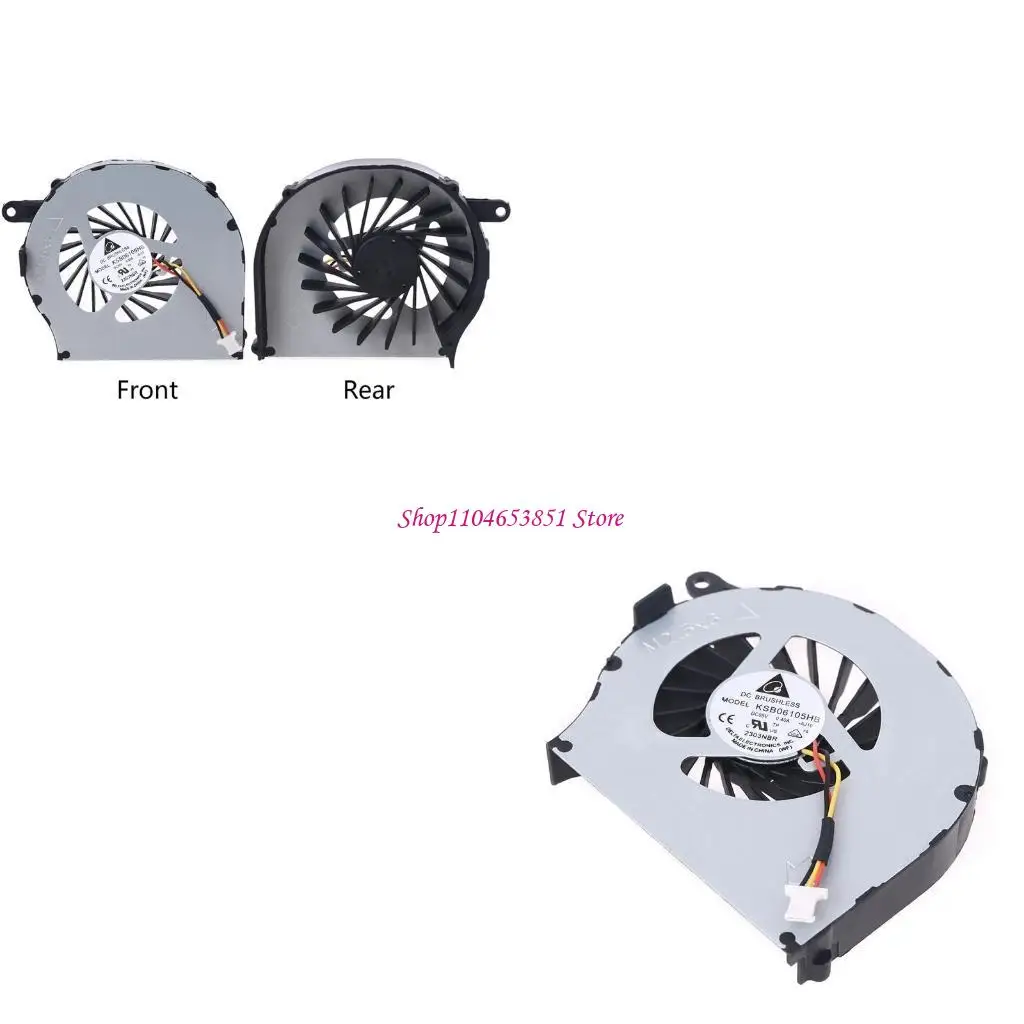 

Laptop CPU Cooler Fan for Compaq CQ72 G72 CQ62 G62 612355-001 KSB0505HA-A 9K62