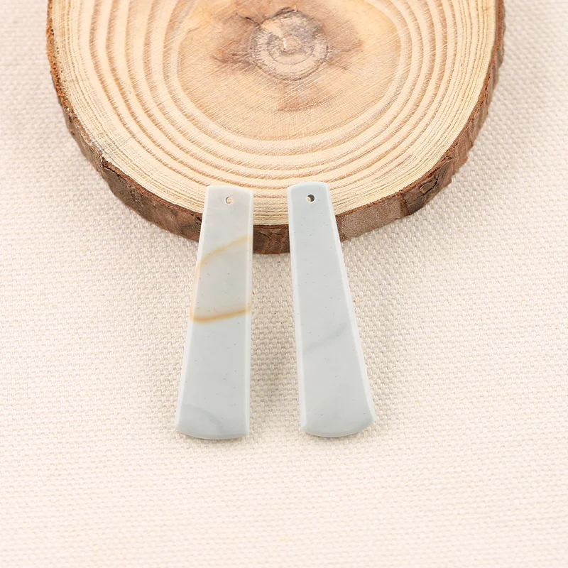 

B&F Handmade Wave Jasper Pendants, Genuine Natural stones beads, Unique Stones for jewelry & DIY Earring Beads