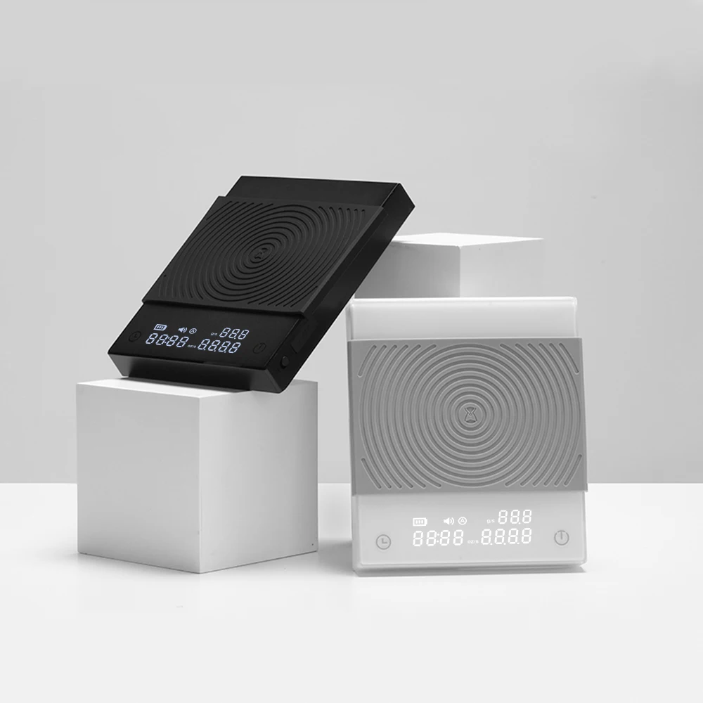 TIMEMORE Black Mirror Basic 2.0 Precision Coffee Electronic Scale 0.1g Accuracy Digital Kitchen Scale Large LCD Display