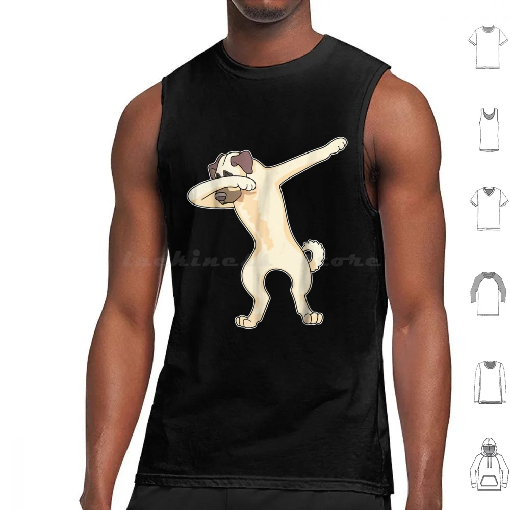 

Anatolian Shepherd Dog Dabbing Tank Tops Print Cotton Brother Law Funny Im For Retirement Puppy Dad Dog Wife New