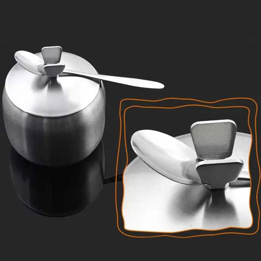 

Spice Jar Seasoning Stainless Steel Canisters Salt Storage Container Thicken Containers